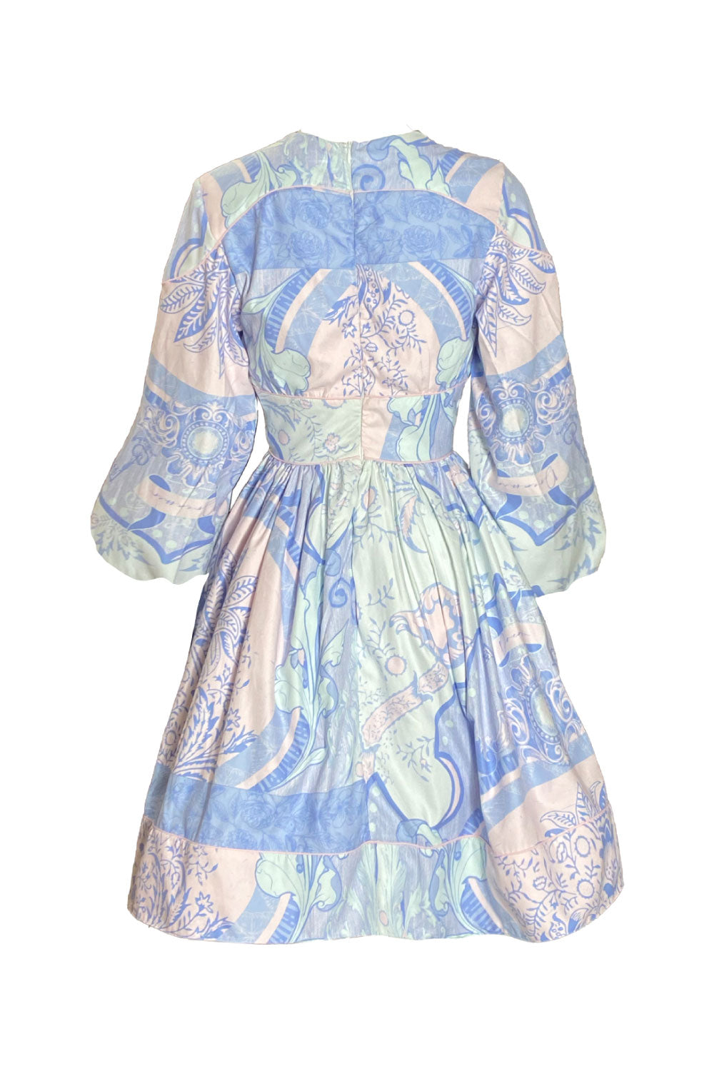 Image of the back of Liliana Meza's Lluvia Dress.