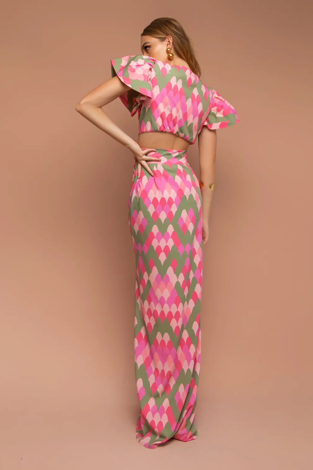 Image of the back of Mar a Mar's Dolce Dress.