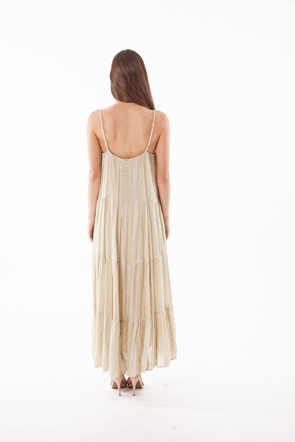 Mint Ivory Lurex Dress