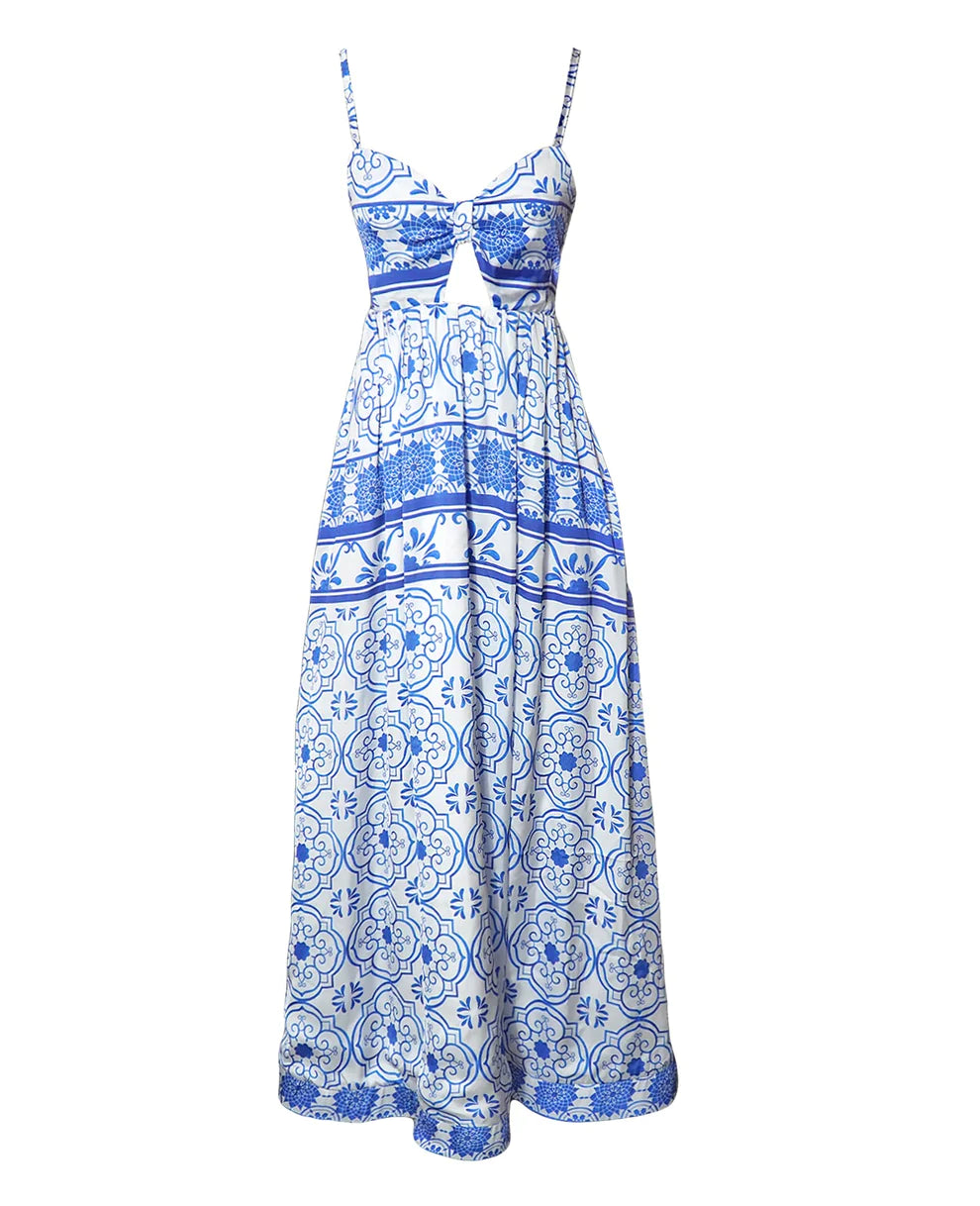 Azul maxi dress