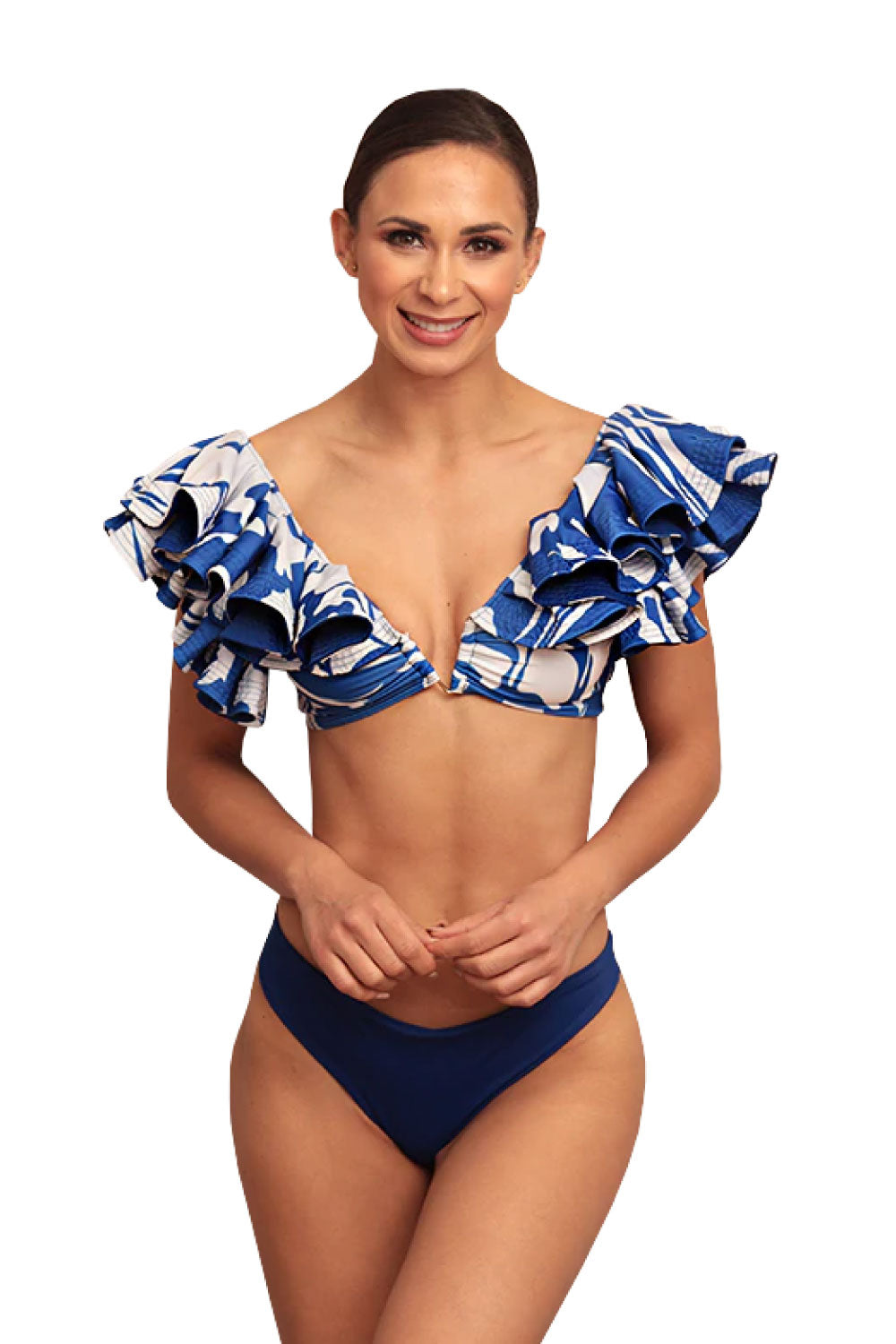 Image of Alcatraz Deep Blue Monarca Bikini.