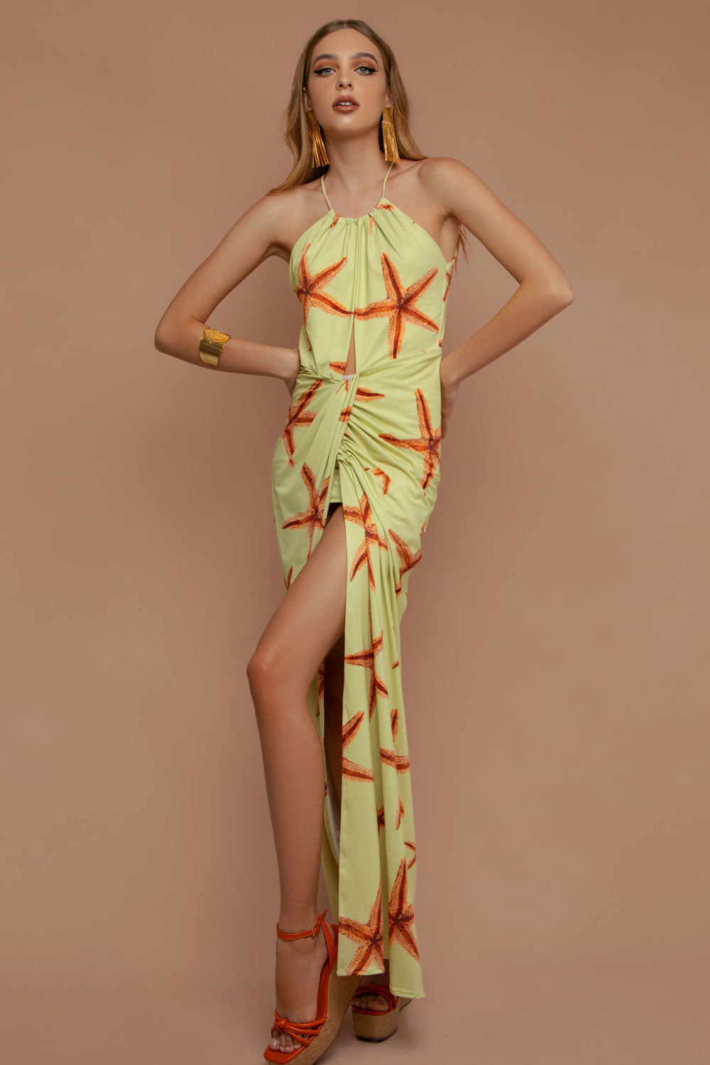 Image of the front of Mar A Mar's Stella Dress on a model.