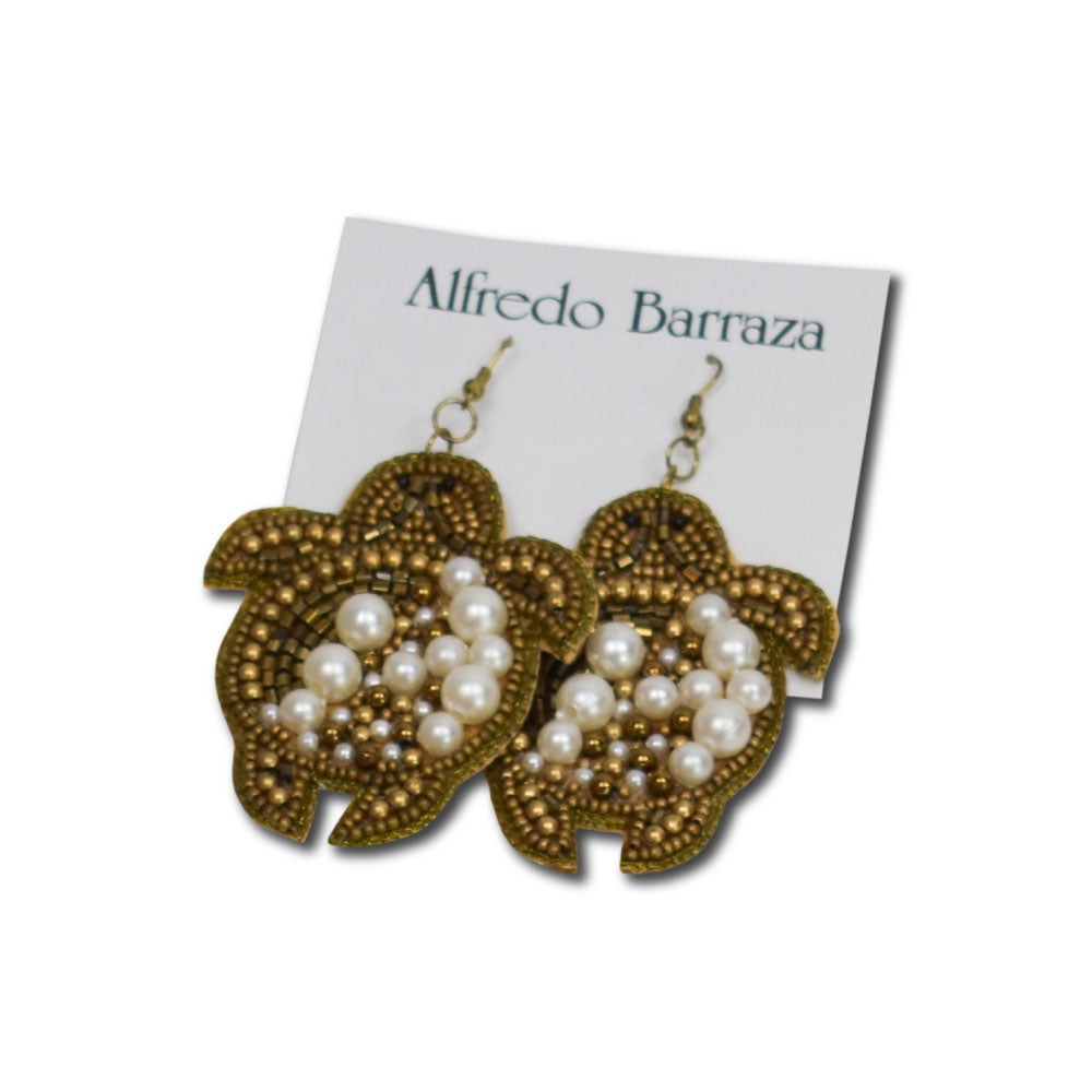 Image of Alfredo Barraza Handmade Turtles Earrings.