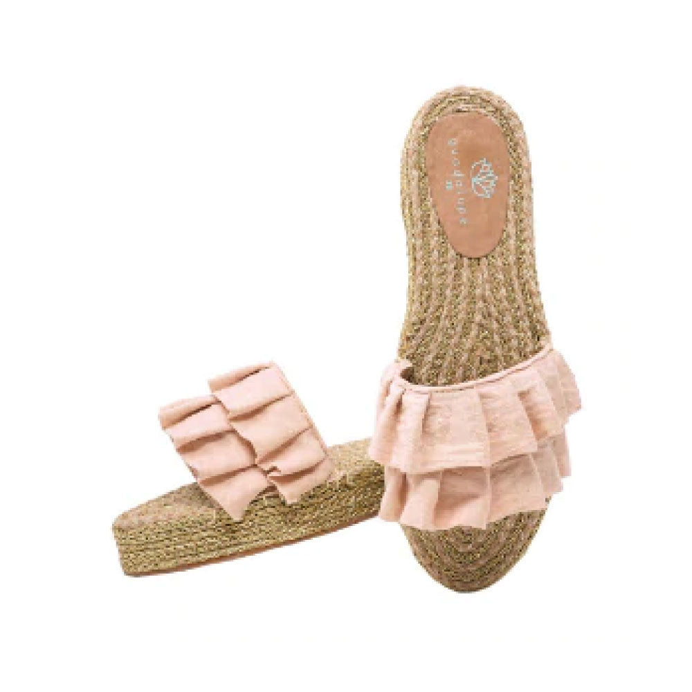 Image of Bolero Sandals in Peach.