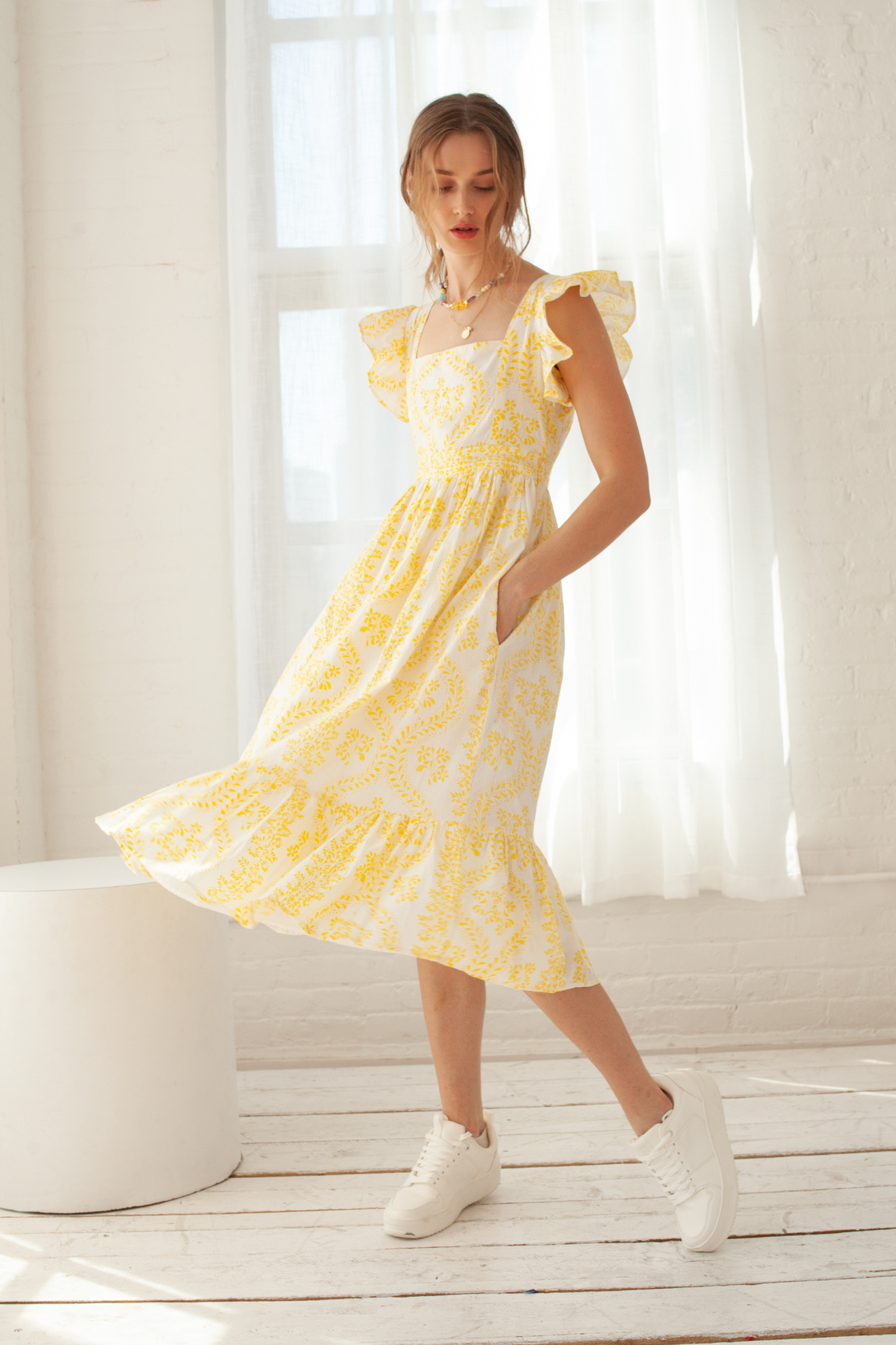 Gianna Dress Yellow