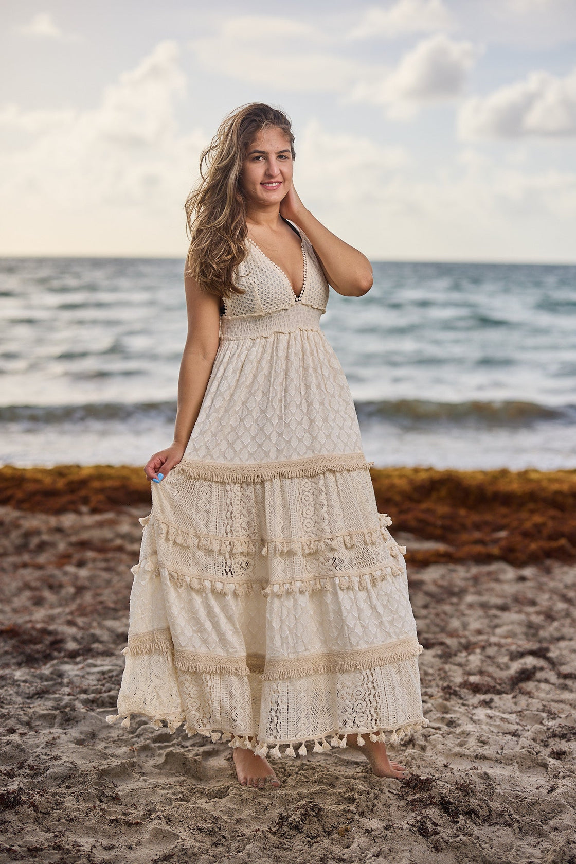 Ivory Lace Dress