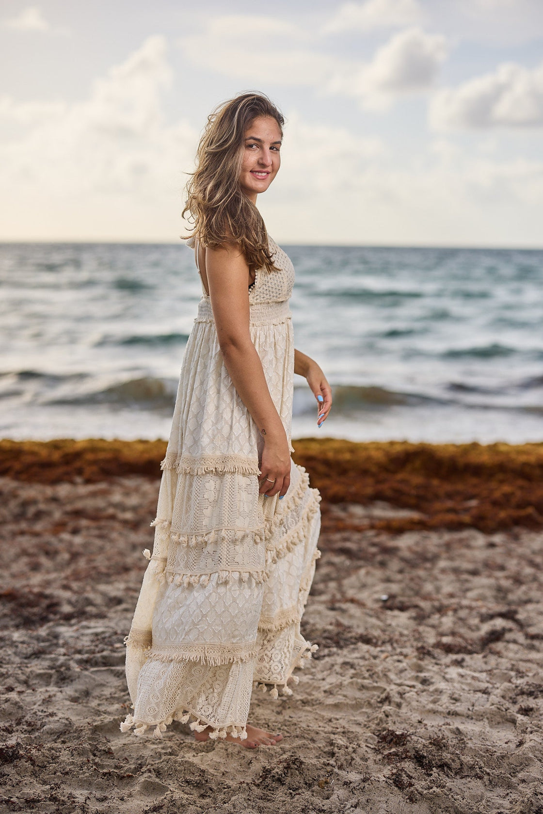 Ivory Lace Dress