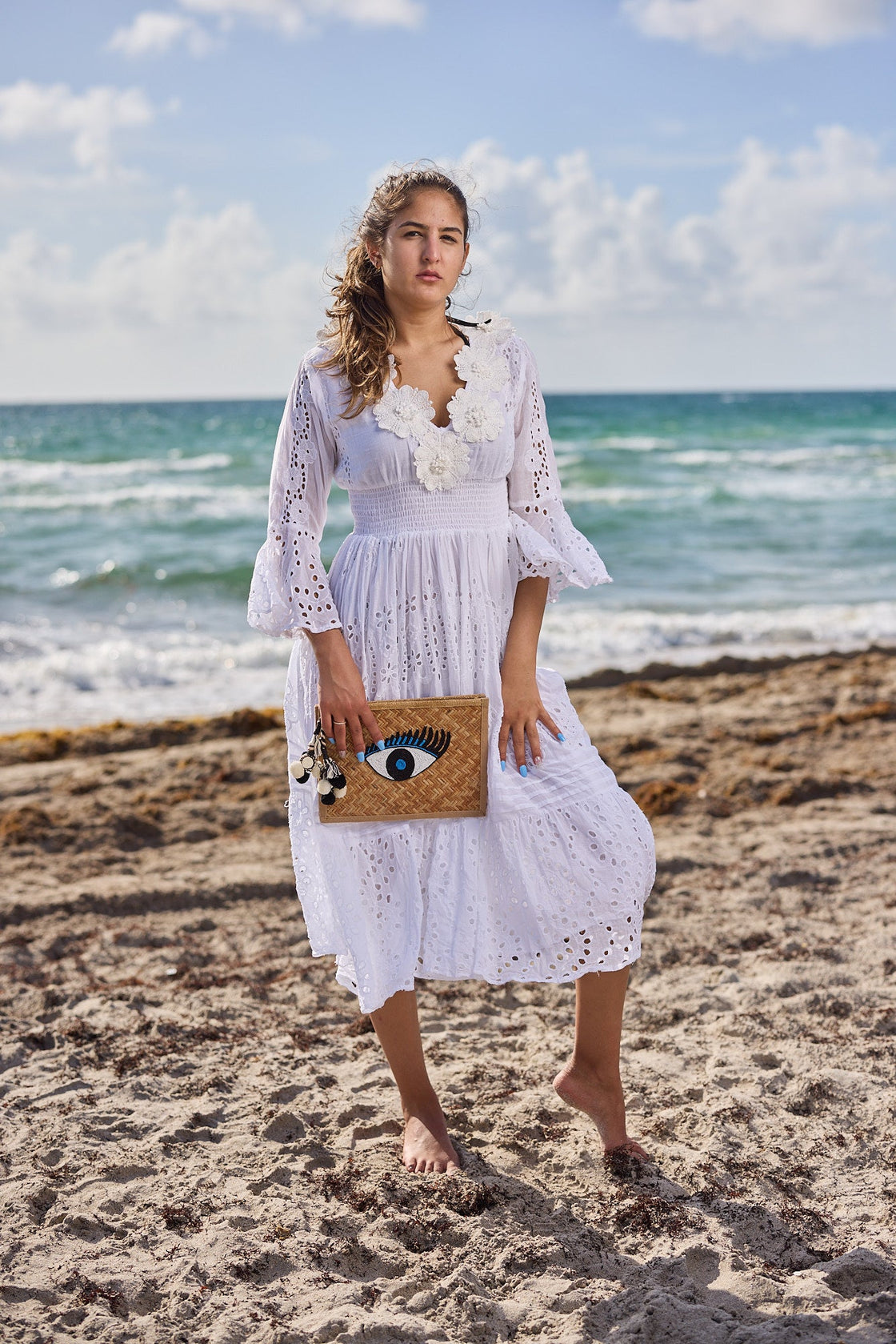 White Cotton Dress