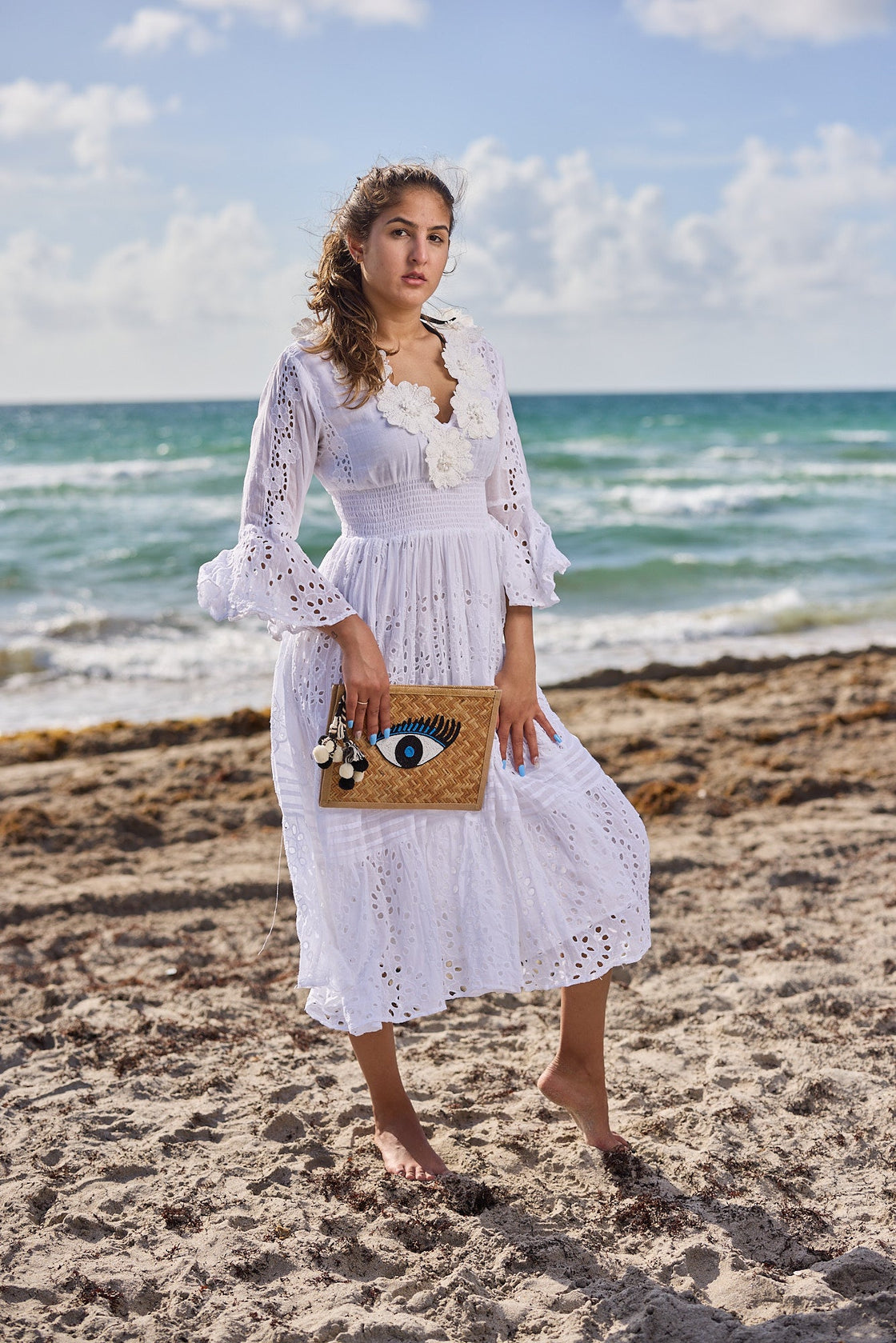 White Cotton Dress