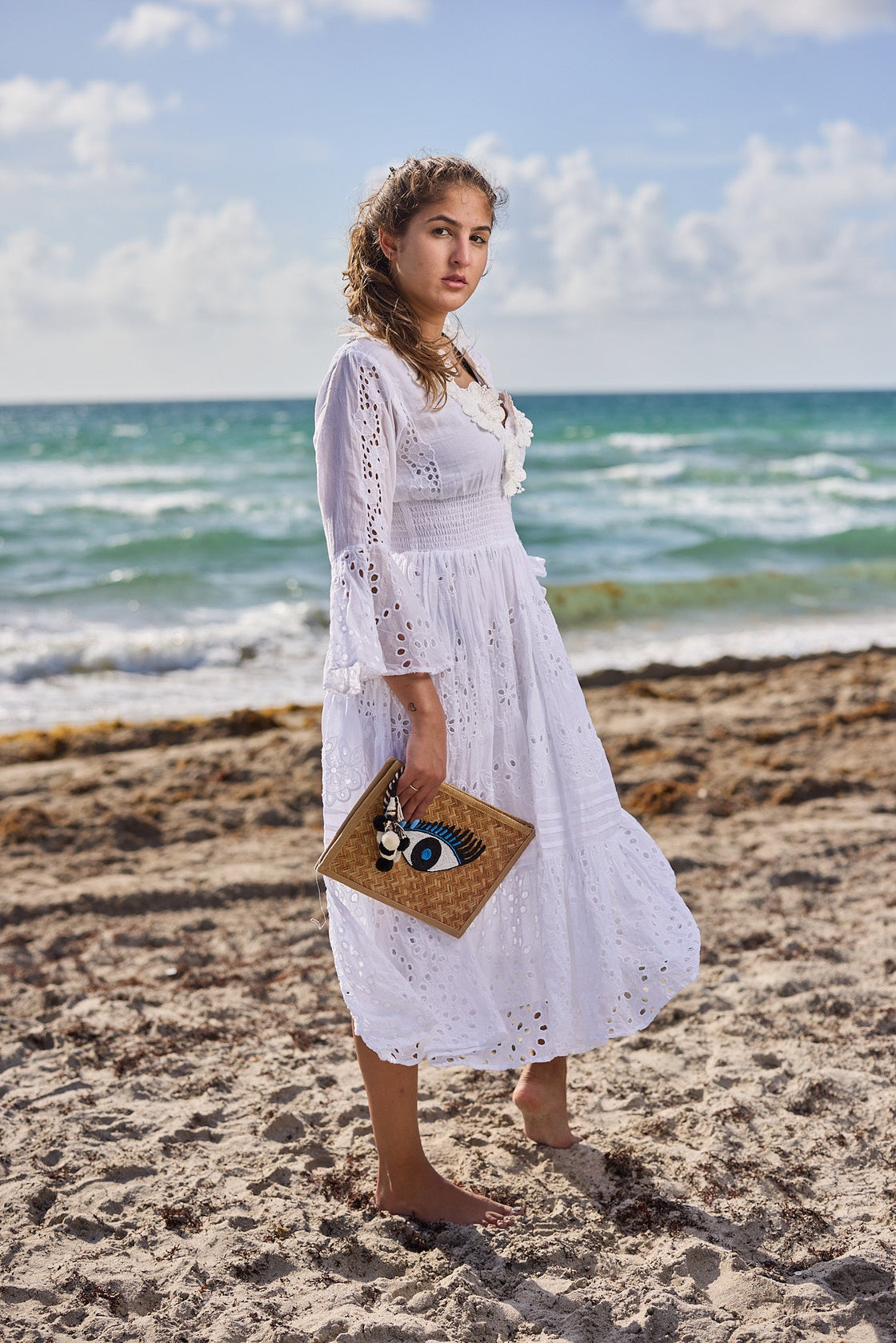 White Cotton Dress