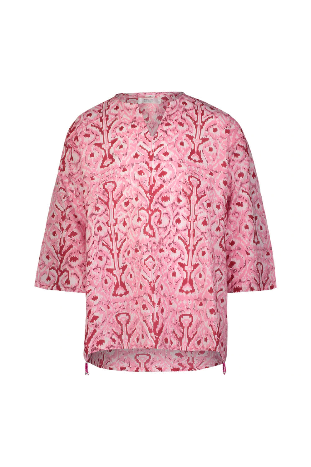 Image of the front of the Viscaya Tunic in Pink.
