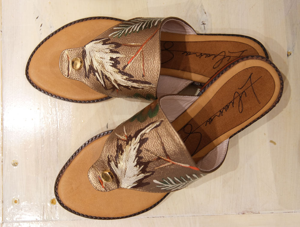 Liliana Silva Brown Leaf Shoes